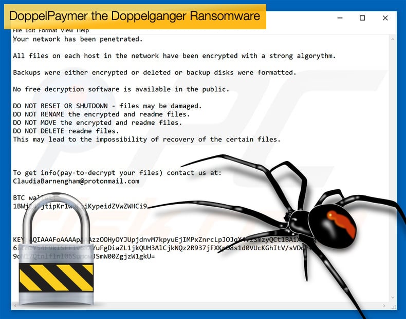dopplepaymer ransomware