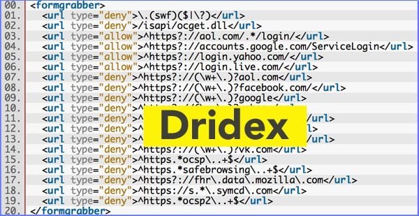 dridex malware