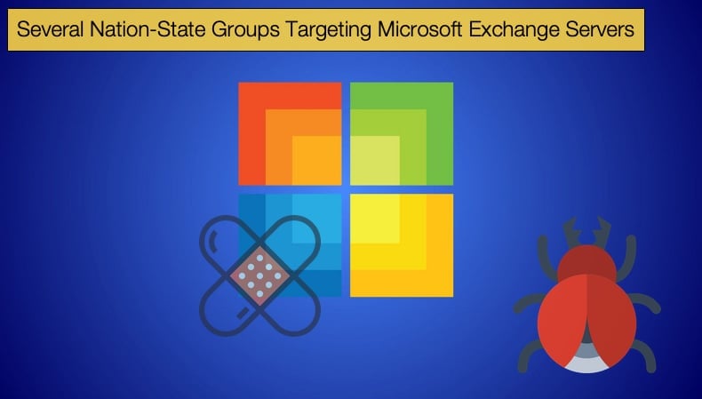 hacker groups targeting Microsoft exchange servers