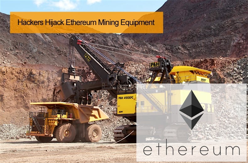 hacker hijack etherum mining equipment