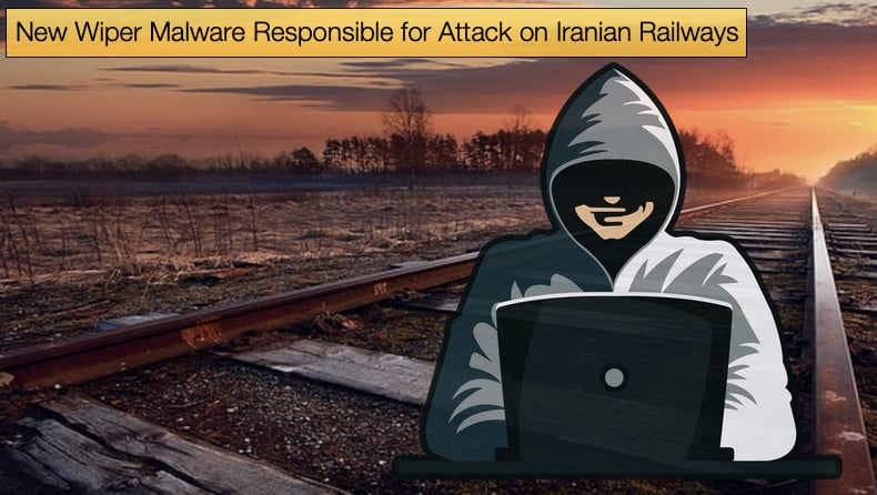 iranian railways attacked by wiper malware