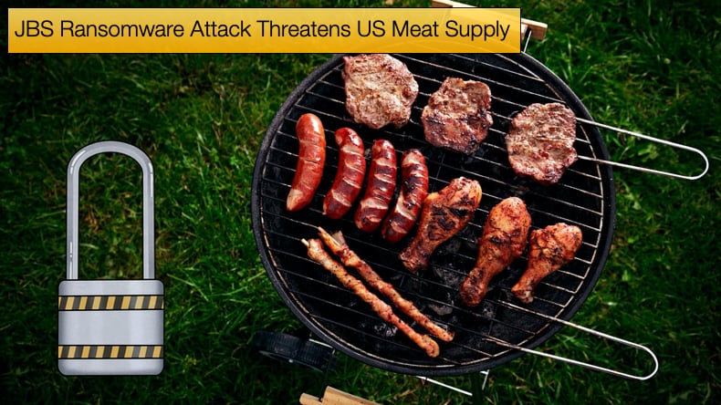 jbs ransomware threatens USA meat supply
