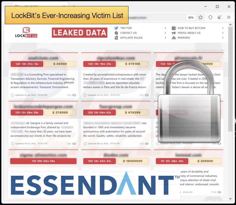 lockbit ransomware essendant