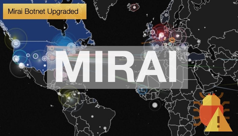 mirai botnet upgraded