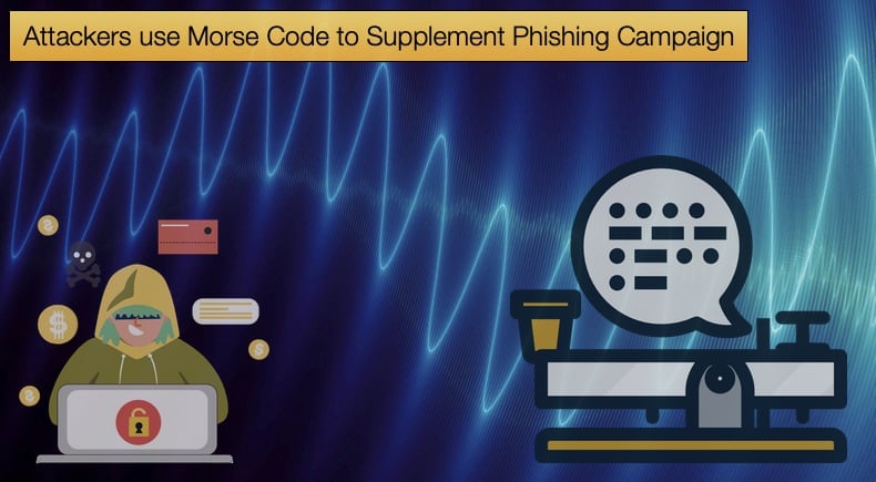 Attackers use Morse Code to Supplement Phishing Campaign