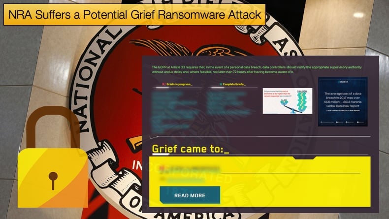 nra suffers grief ransomware