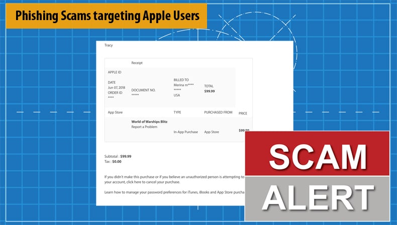 phishing scams targeting apple users