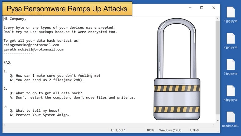 pysa ransomware ramps up attacks