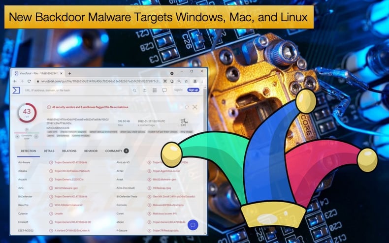 sysjoker backdoor attacks windows mac aand linux machines