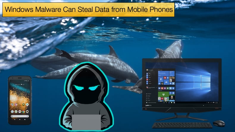 windows malware capable of stealing data from mobile devices