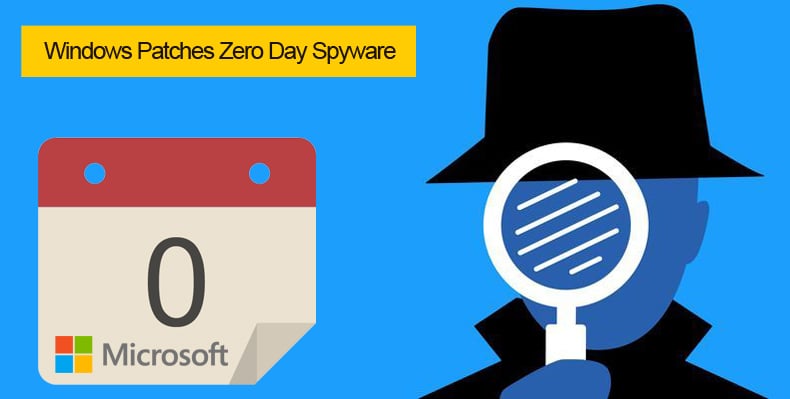 windows patches zero day spyware