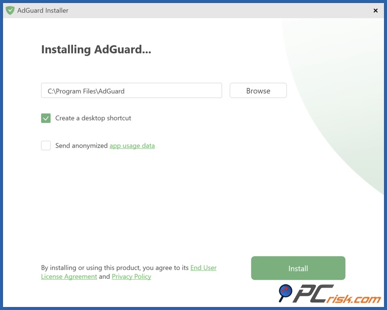 AdGuard Windows installer