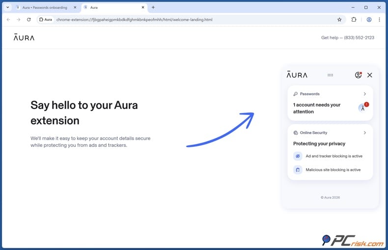 Aura Browser Extension for Chrome