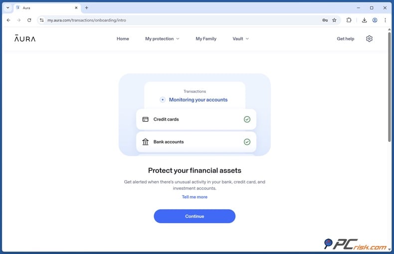 Aura Credit Monitoring