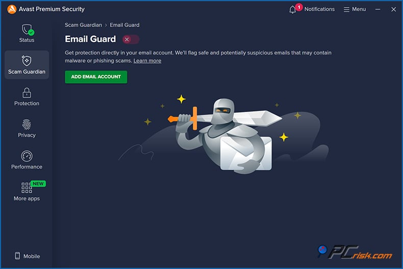 avast email guard