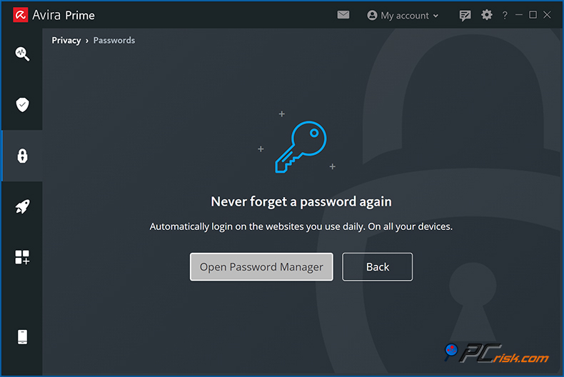 avira password manager