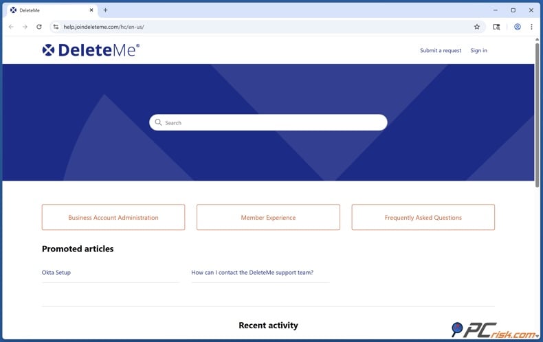 DeleteMe Help Center