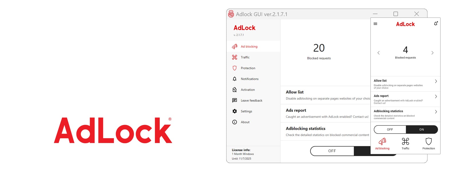 AdLock top adblocker header