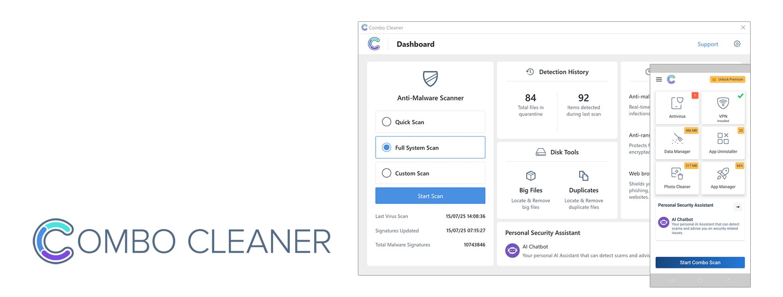 Combo Cleaner top antivirus header
