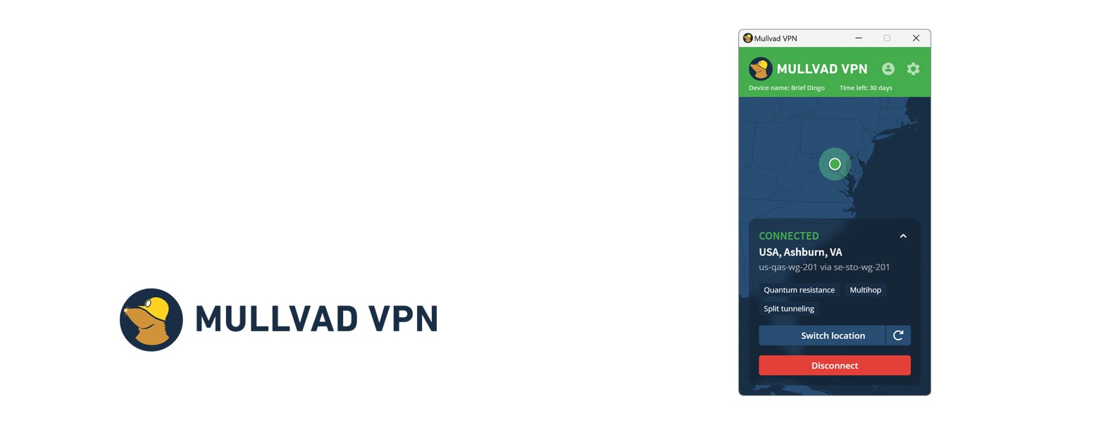 Mullvad top VPN header