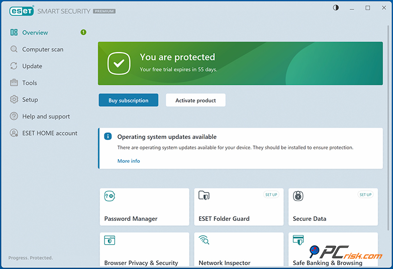 ESET Dashboard