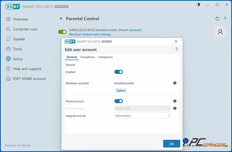 ESET Parental Control