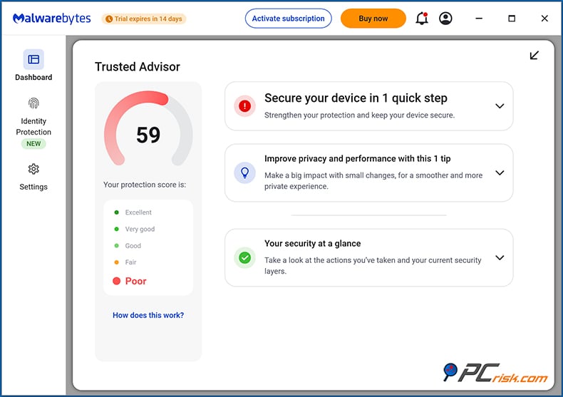 malwarebytes trusted advisor