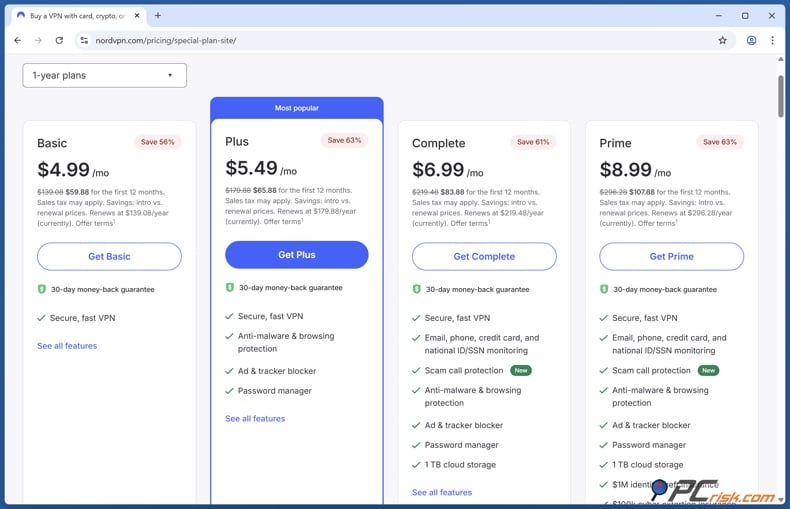 NordVPN pricing