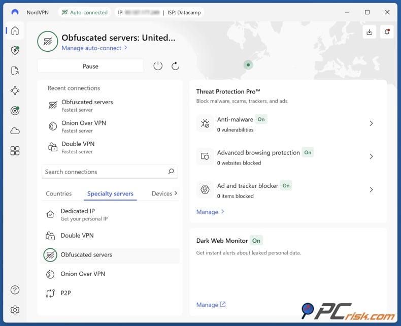 NordVPN Obfuscated Servers
