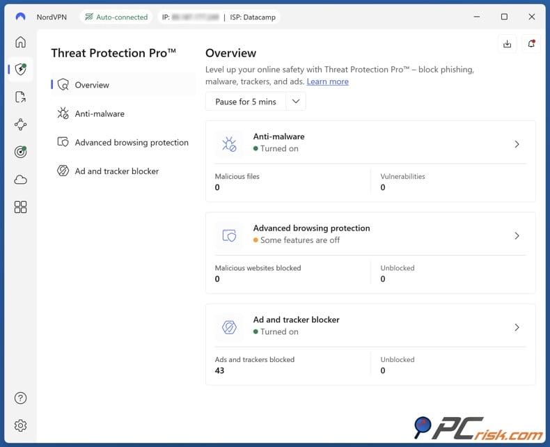 NordVPN Threat Protection