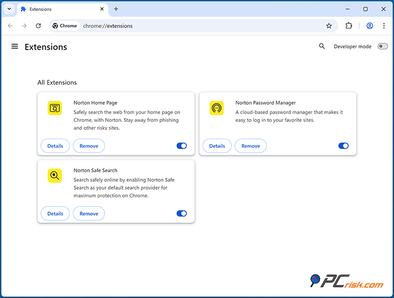Norton 360 Deluxe Browser Extensions