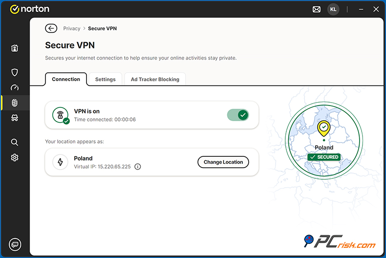 Norton 360 Deluxe Secure VPN