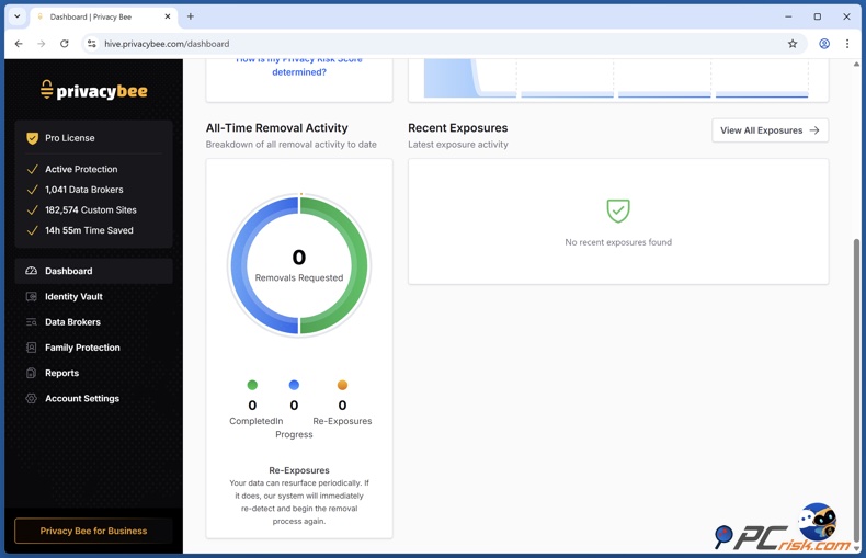 Privacy Bee Recent Exposures