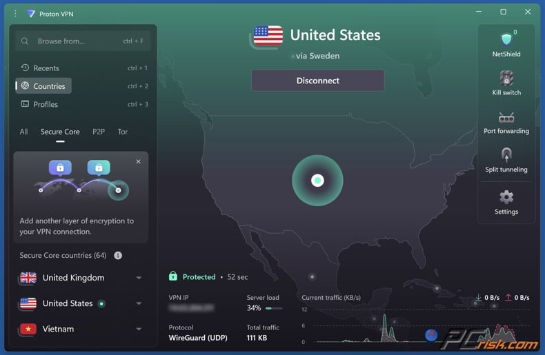 Proton VPN Secure Core
