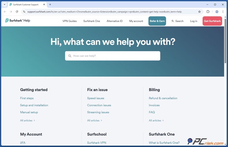 Surfshark VPN Help Center