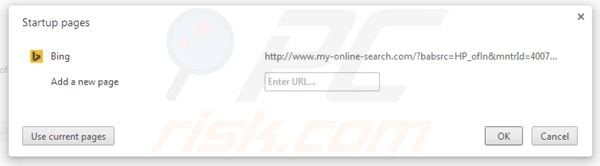Remove My-online-search.com homepage from Google Chrome