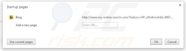 Remove My-online-search.com homepage from Google Chrome