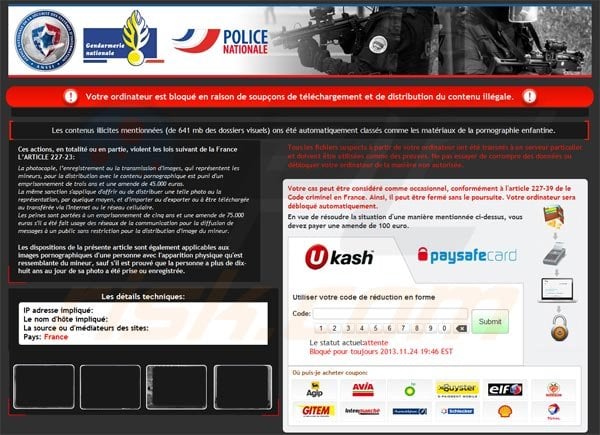 Police Nationale virus