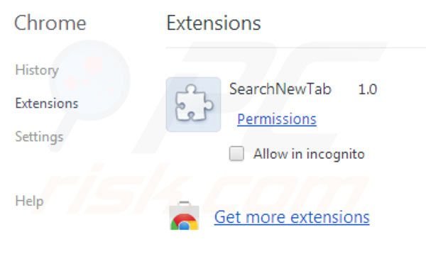 websearch.searchisbestmy.info removal from Google Chrome extensions