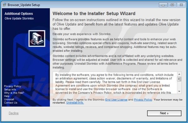 Storimbo installer