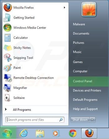 Restoring DNS settings step 1