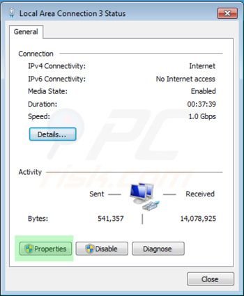 Restoring DNS settings step 5