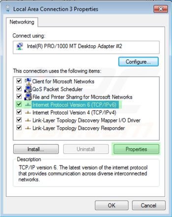 Restoring DNS settings step 6