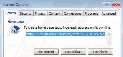 Removing freepaybilalert toolbar from Internet Explorer homepage