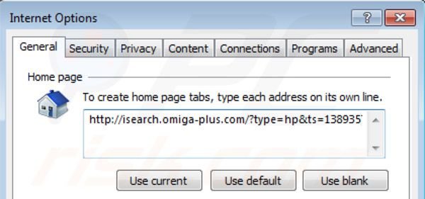 Removing inspsearch.com redirect virus from Internet Explorer homepage