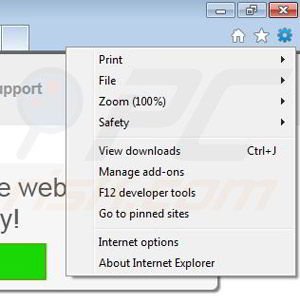Removing Jotzey from Internet Explorer step 1