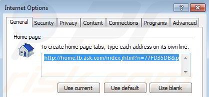 Removing ProductRecallAlert toolbar from Internet Explorer step 3