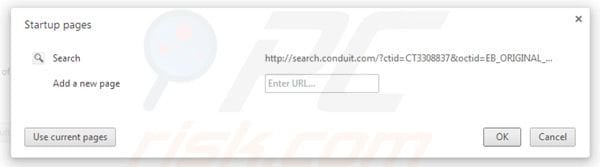 Removing Search Protect by Conduit from Google Chrome homepage settings