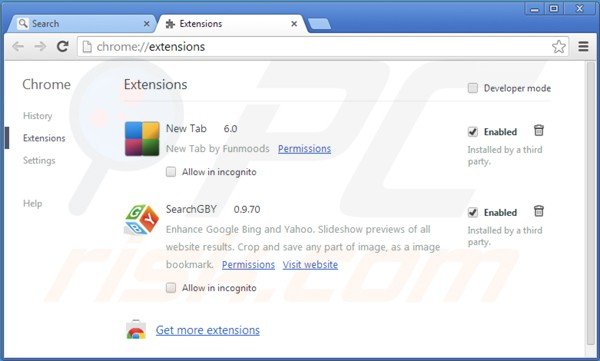 Removing shopping helper smartbar from Google Chrome extensions