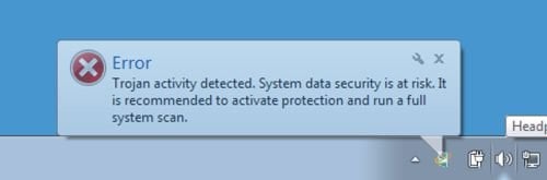 Windows Antibreach Suite generating fake security warning popups